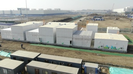 奥迪PPE项目工厂建设顺利 长春新建66千伏变电站投运